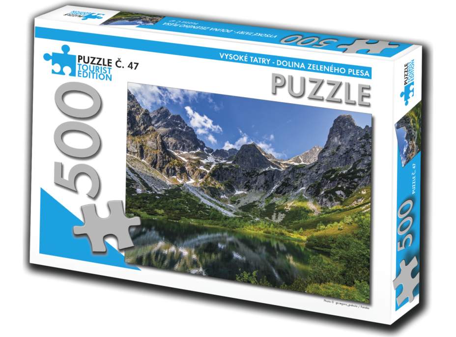 TOURIST EDITION Puzzle Vysoké Tatry, Dolina Zeleného plesa 500 dielikov (č.47)