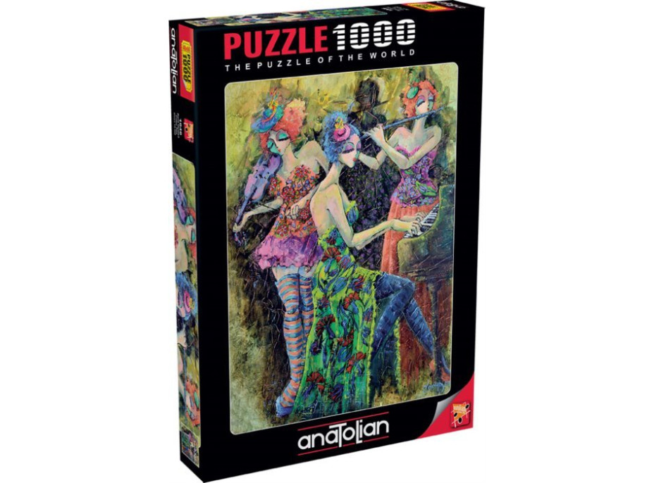 ANATOLIAN Puzzle Farebné trio 1000 dielikov