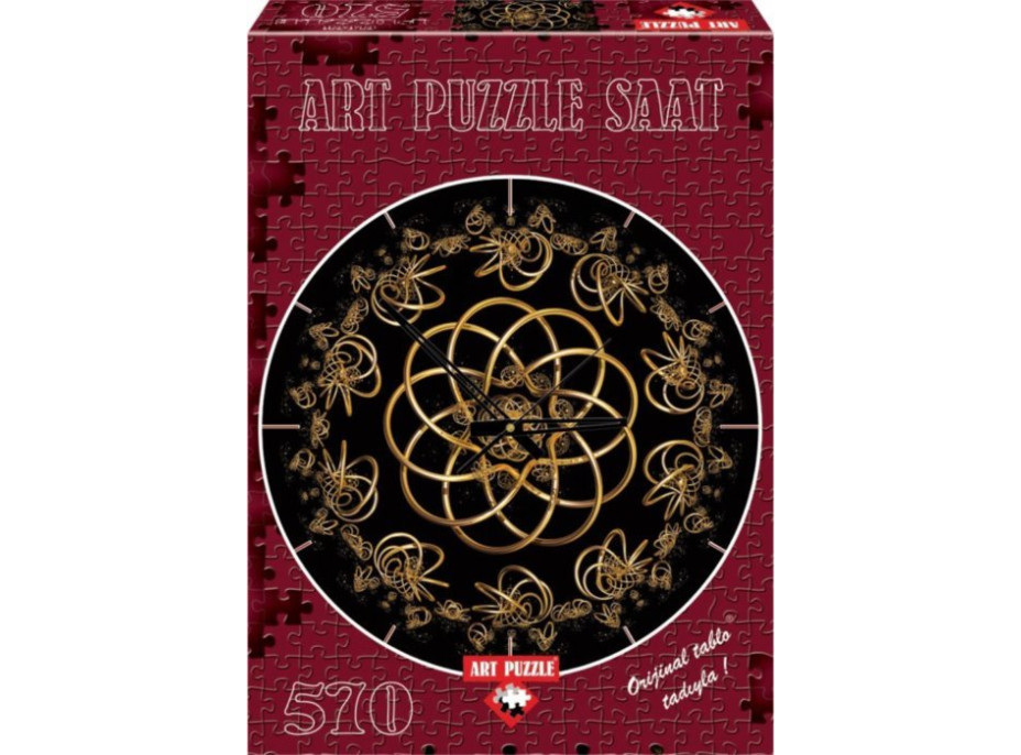 ART PUZZLE Puzzle hodiny Tanec s nocou 570 dielikov