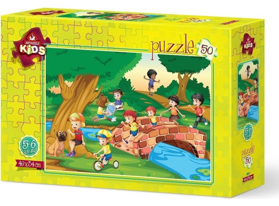 ART PUZZLE Puzzle Naháňačka 50 dielikov