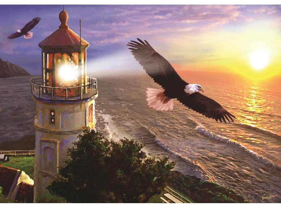 ART PUZZLE Puzzle Let za úsvitu 1000 dielikov