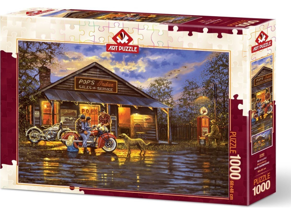 ART PUZZLE Puzzle Motorkári 1000 dielikov