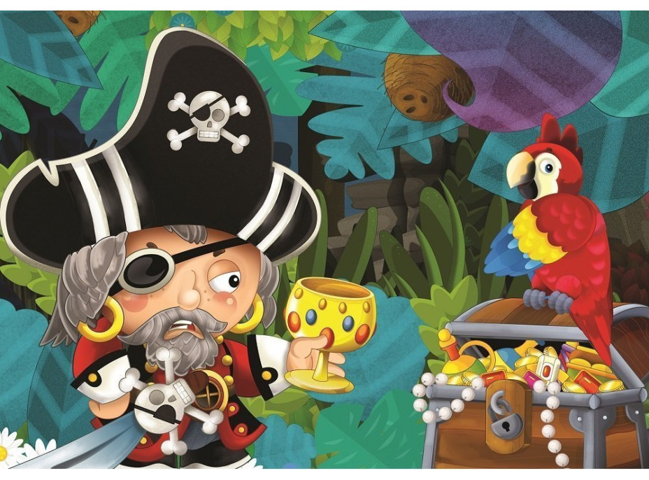 ART PUZZLE Puzzle Piráti 2x100 dielikov
