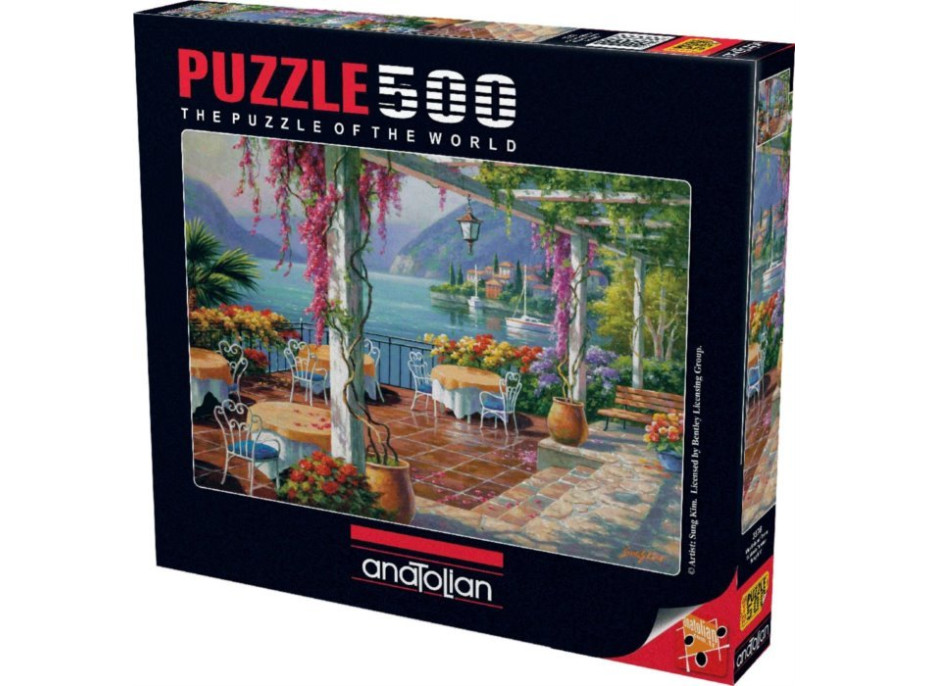 ANATOLIAN Puzzle Terasa s vistériami 500 dielikov
