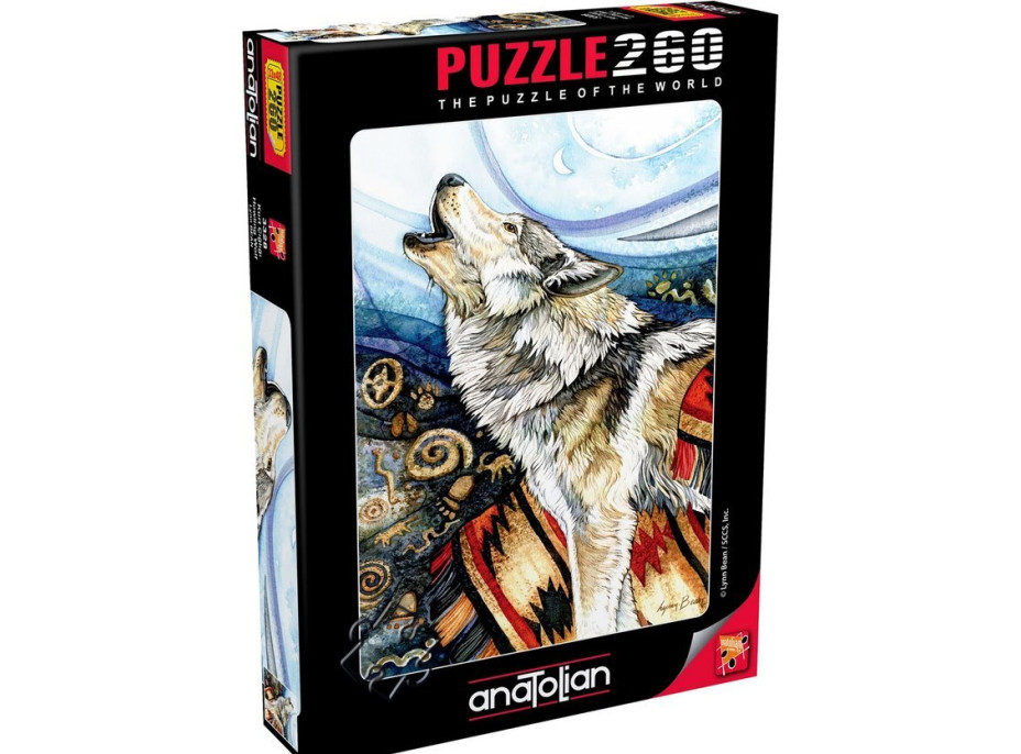 ANATOLIAN Puzzle Vyjúci vlk 260 dielikov