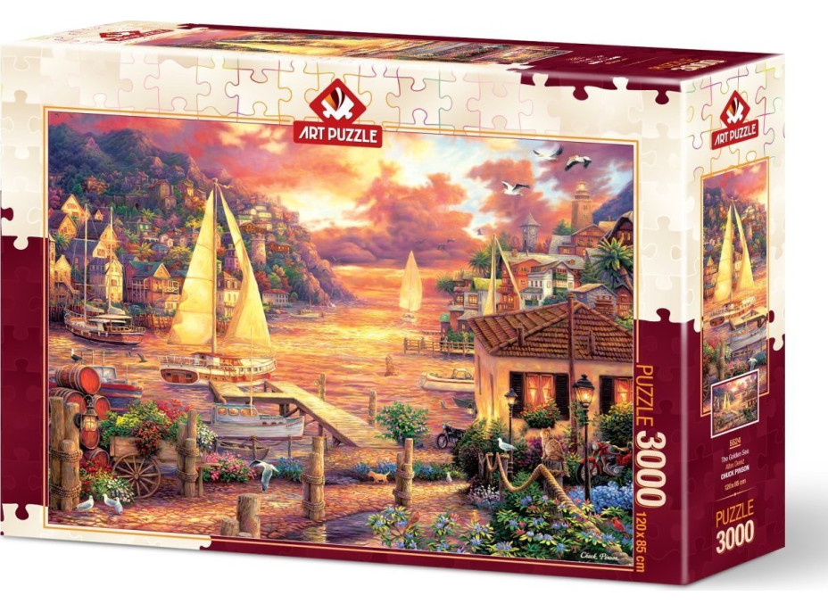 ART PUZZLE Puzzle Zlaté more 3000 dielikov