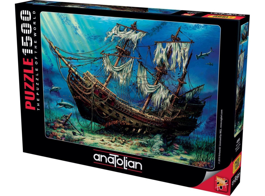 ANATOLIAN Puzzle Stroskotaná loď 1500 dielikov