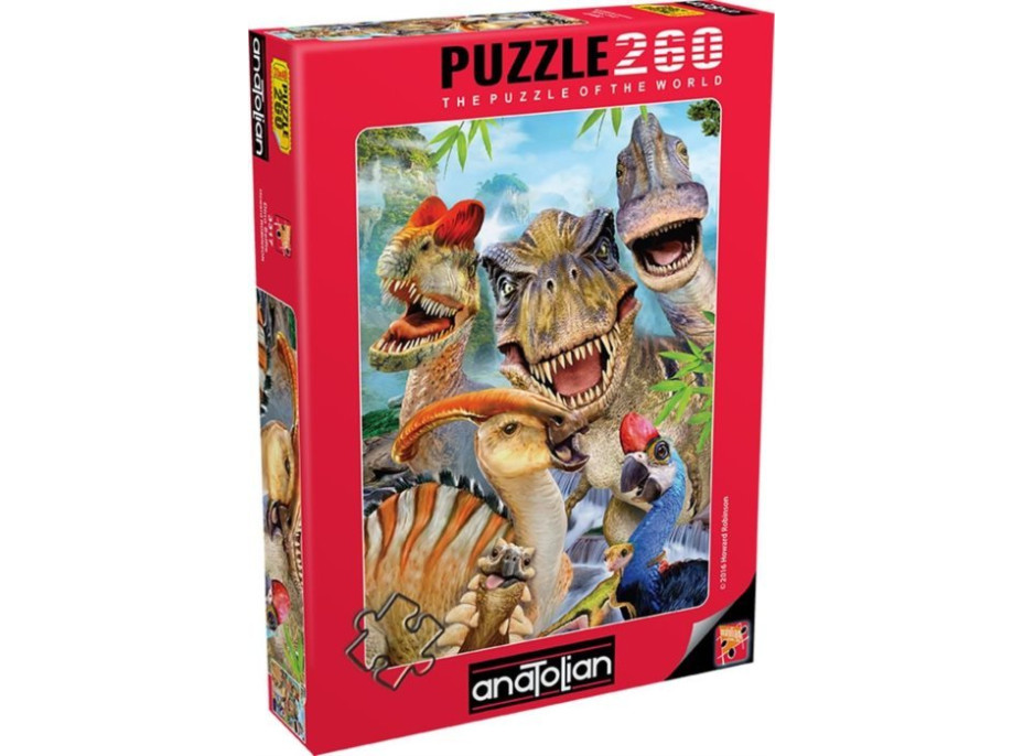 ANATOLIAN Puzzle Dinosaurie selfie 260 dielikov