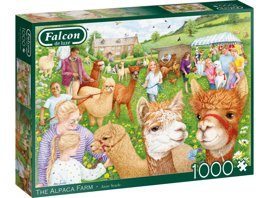 FALCON Puzzle Farma s alpakami 1000 dielikov