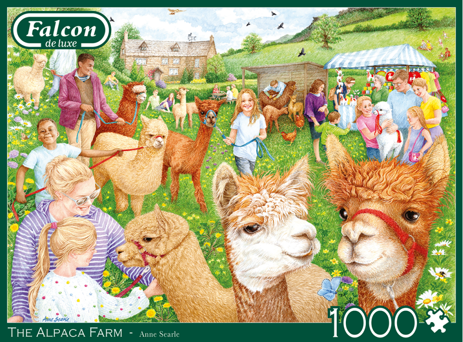 FALCON Puzzle Farma s alpakami 1000 dielikov