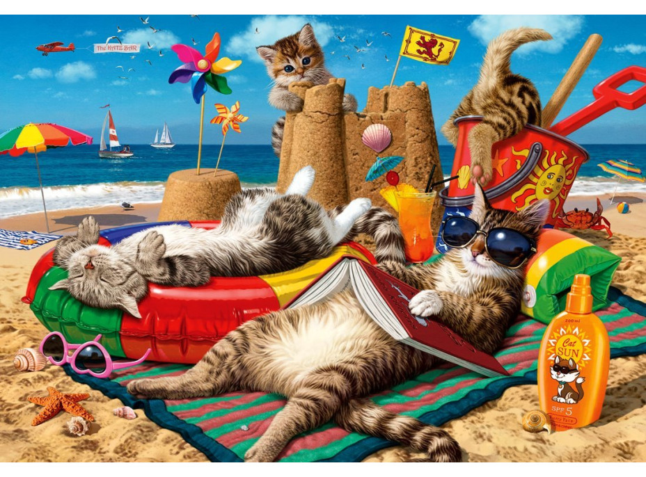 ANATOLIAN Puzzle Mačky na pláži 260 dielikov