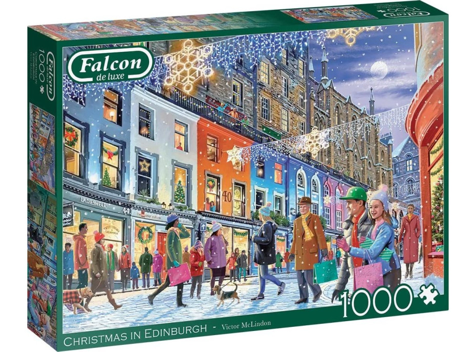 FALCON Puzzle Vianoce v Edinburghu 1000 dielikov