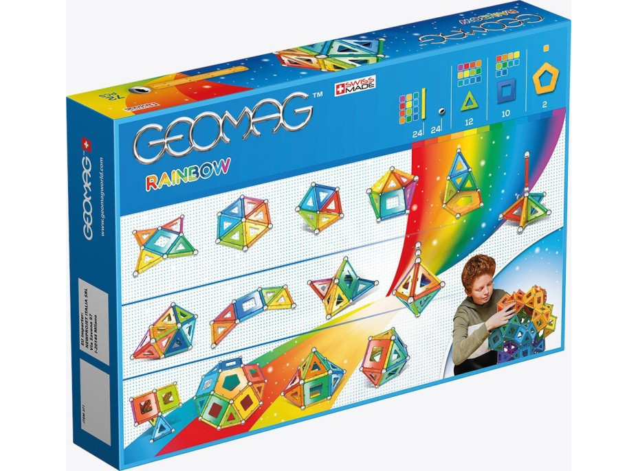 GEOMAG Rainbow 72 dielikov