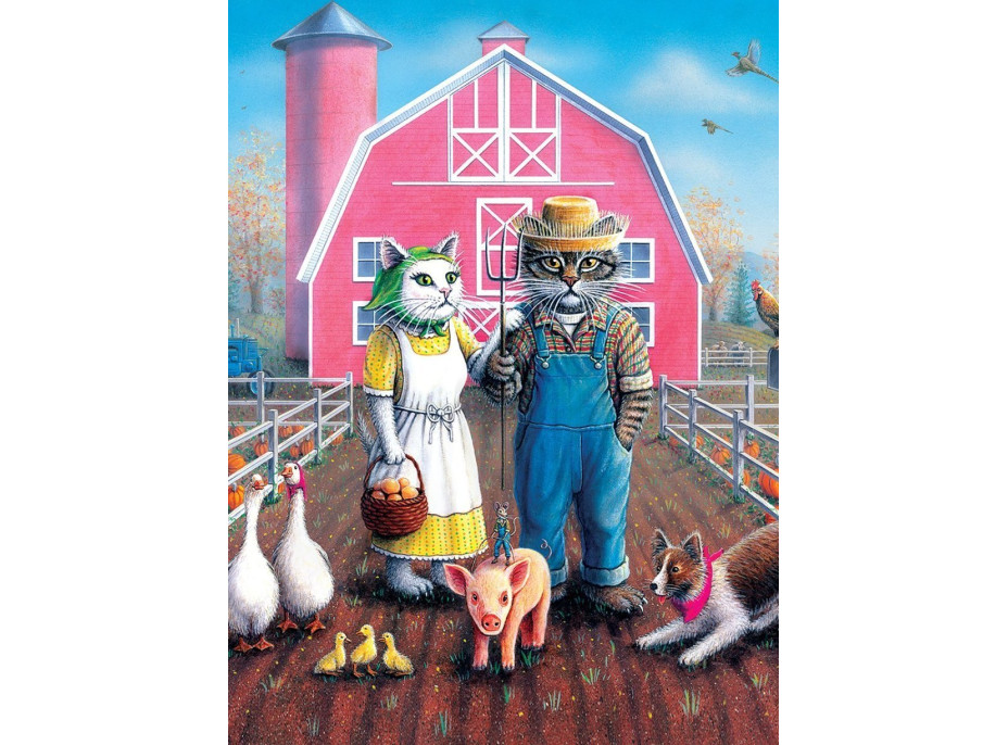 ART PUZZLE Puzzle Mačacie farmári 260 dielikov