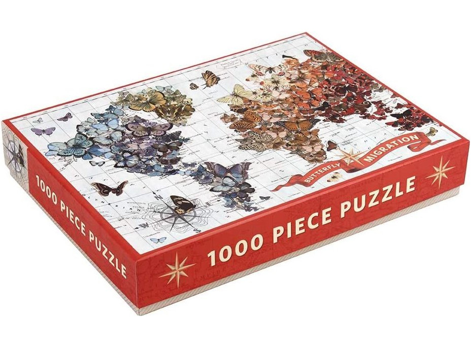 GALISON Puzzle Migrácia motýľov 1000 dielikov