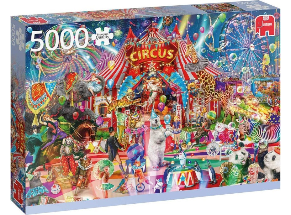 JUMBO Puzzle Noc v cirkuse 5000 dielikov