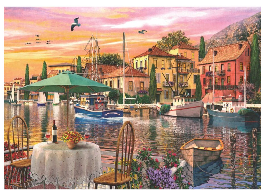 ANATOLIAN Puzzle Prístav pri západe slnka 3000 dielikov