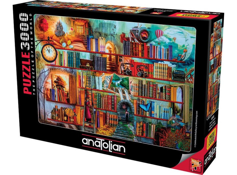 ANATOLIAN Puzzle Tajomná knižnica 3000 dielikov