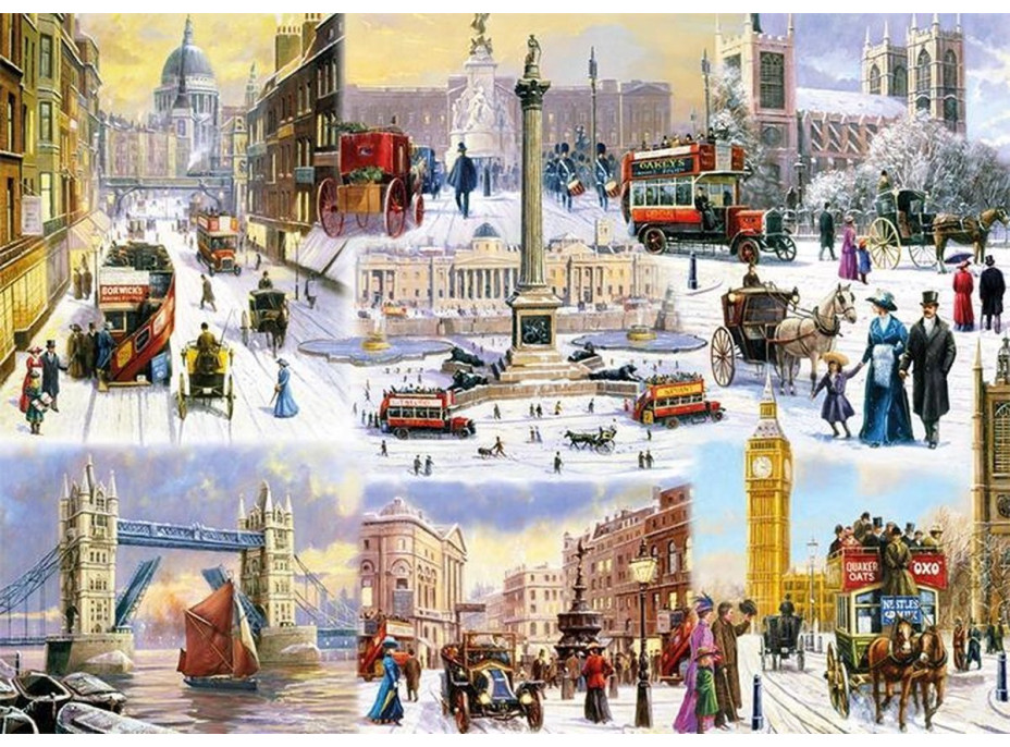 FALCON Puzzle Zima v Londýne 1000 dielikov