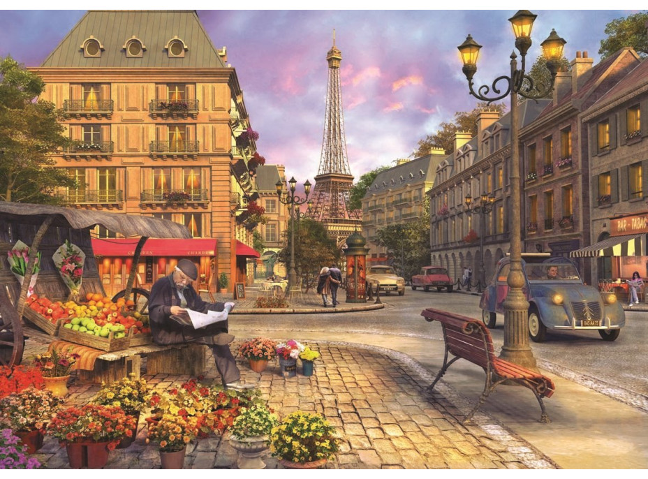 ANATOLIAN Puzzle Život v uliciach Paríža 1500 dielikov