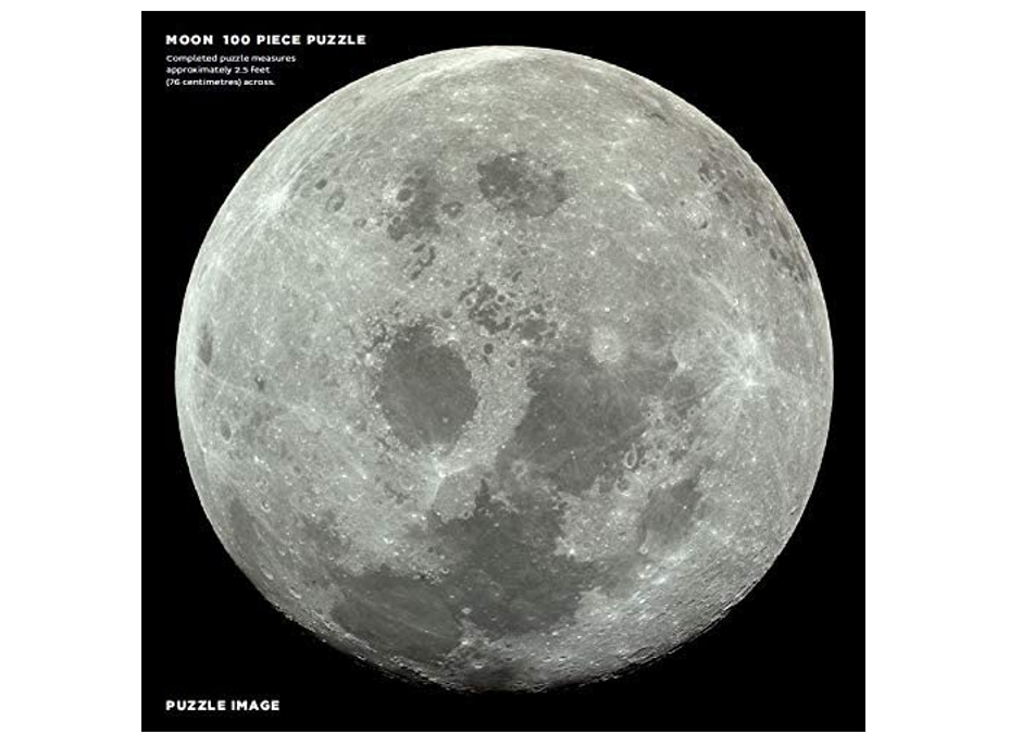 CHRONICLE BOOKS Okrúhle puzzle Mesiac 100 dielikov