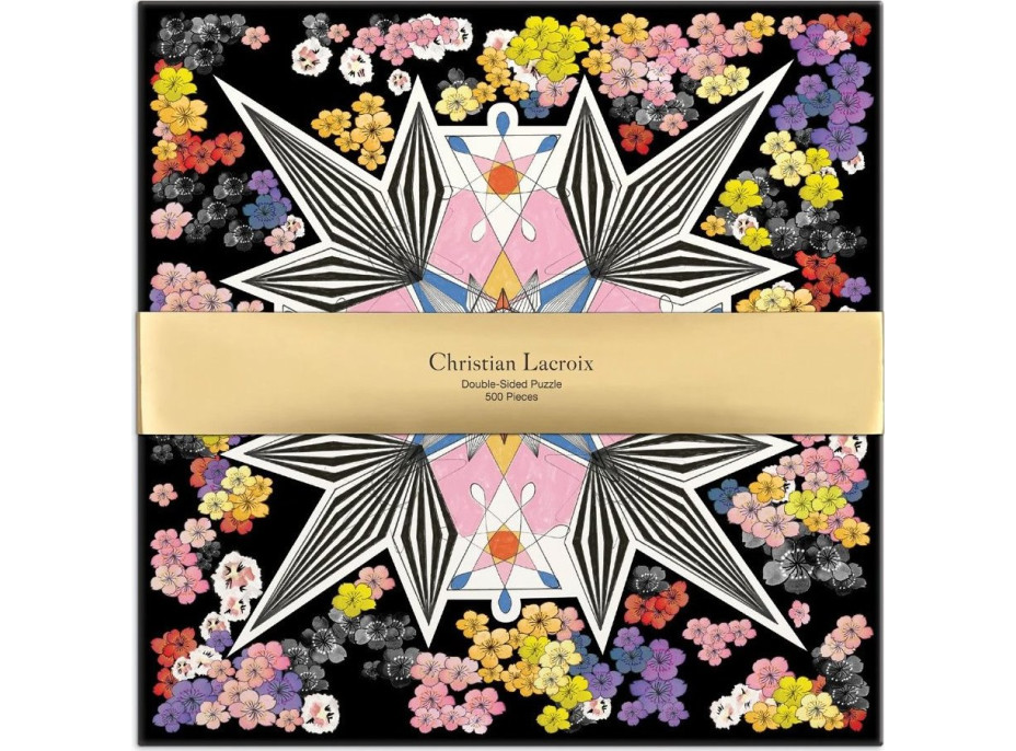 GALISON Obojstranné puzzle Christian Lacroix: Kvetinová galaxia 500 dielikov