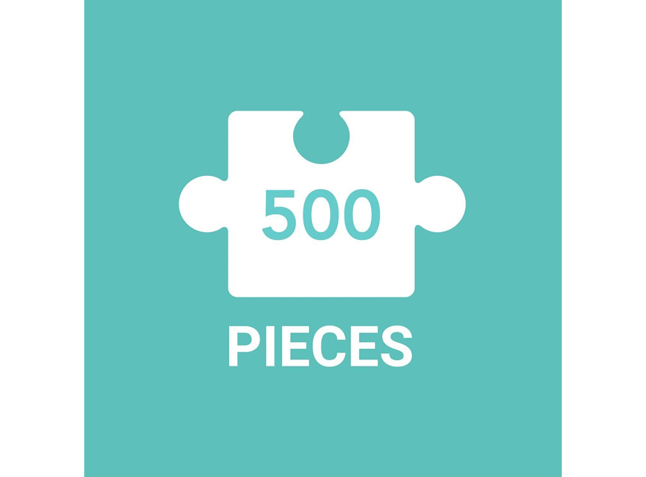 GALISON Štvorcové puzzle Maľované kopce 500 dielikov