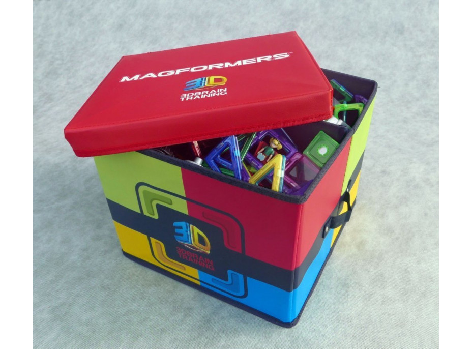 MAGFORMERS DidaMagna Box 240 dielikov + textilný úložný kontajner