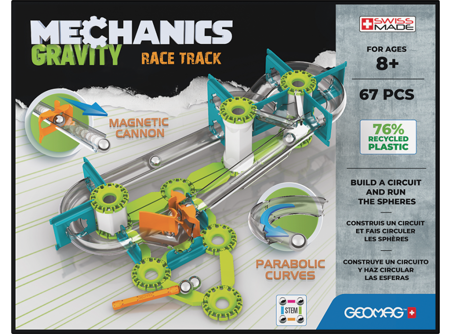 GEOMAG Mechanics Gravity Race Track 67 dielikov