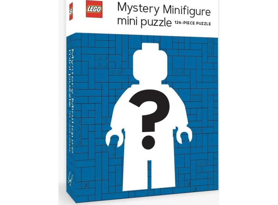 CHRONICLE BOOKS Mini Puzzle LEGO® Mystery Minifigúrka (Blue Edition) 126 dielikov