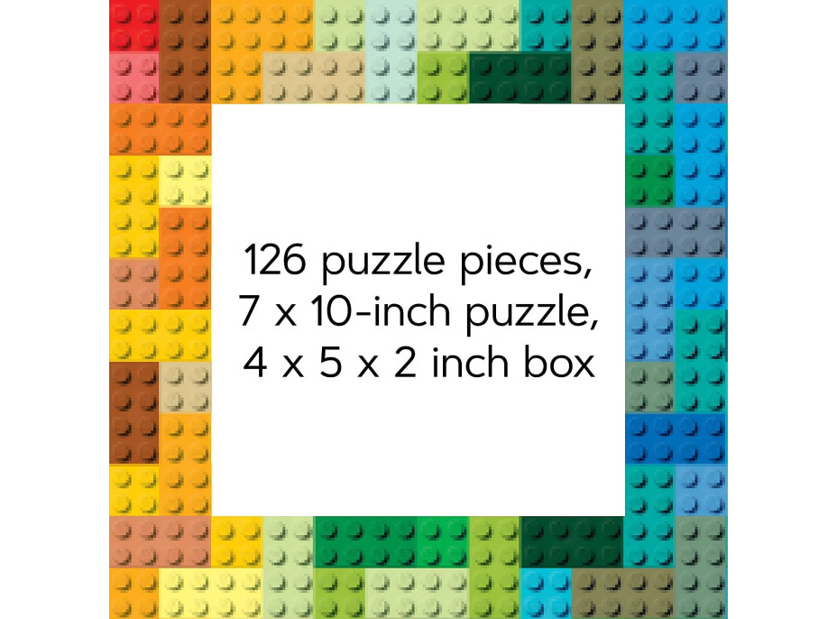 CHRONICLE BOOKS Mini Puzzle LEGO® Mystery Minifigúrka (Blue Edition) 126 dielikov