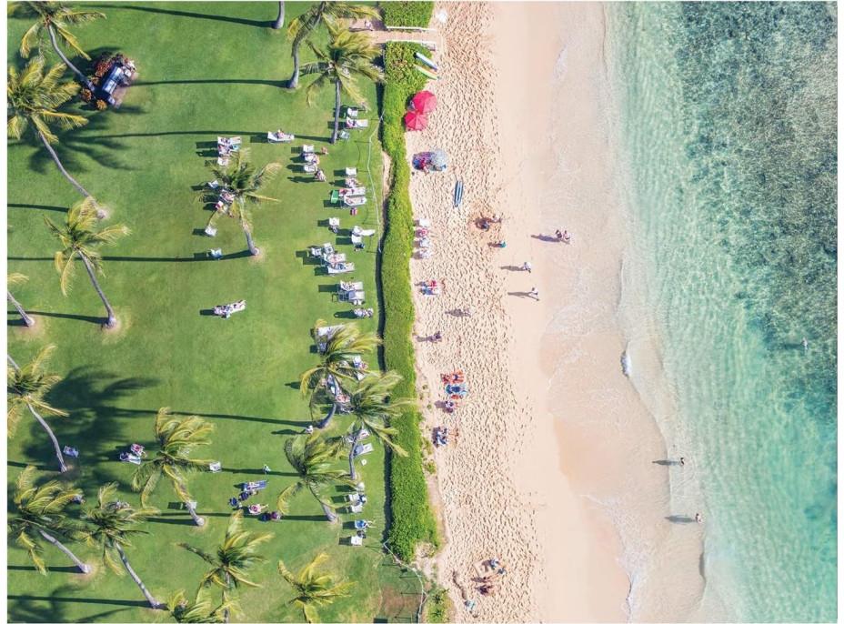 GALISON Obojstranné puzzle Gray Malin: Pláž na Havaji 500 dielikov