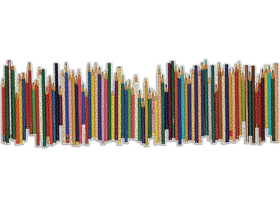 GALISON Obrysové puzzle Frank Lloyd Wright: Pastelky 1000 dielikov