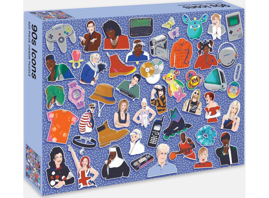 SMITH STREET Puzzle Ikony 90. rokov 500 dielikov
