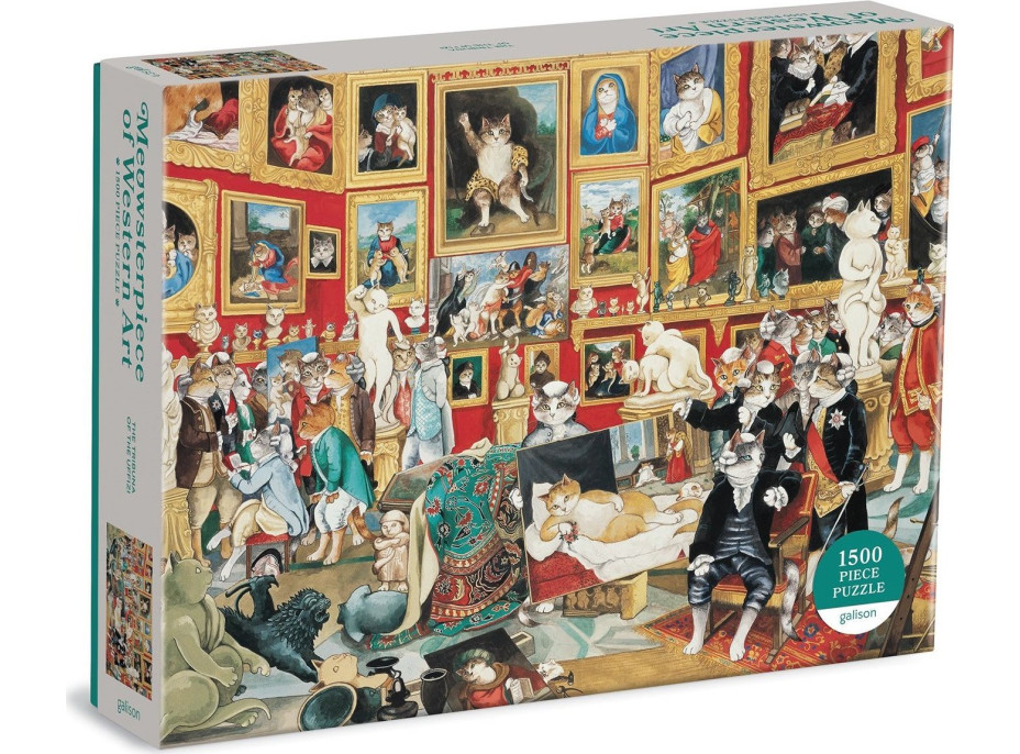 GALISON Puzzle Meowsterpiece: Galéria Uffizi 1500 dielikov