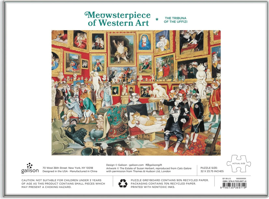 GALISON Puzzle Meowsterpiece: Galéria Uffizi 1500 dielikov