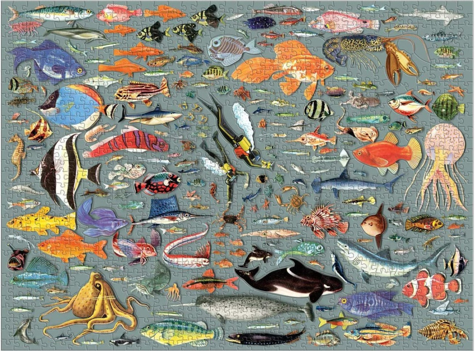 GALISON Puzzle Najhlbší ponor 1000 dielikov