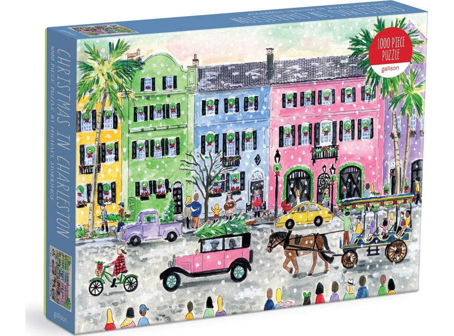 GALISON Puzzle Vianoce v Charlestone 1000 dielikov