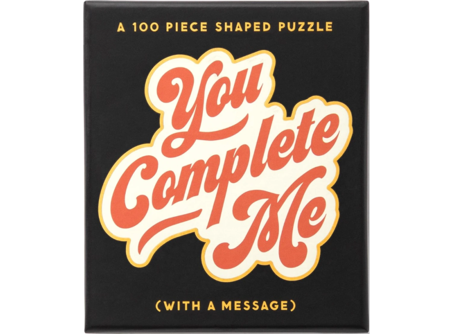 GALISON Tvarové puzzle You Complete Me 100 dielikov