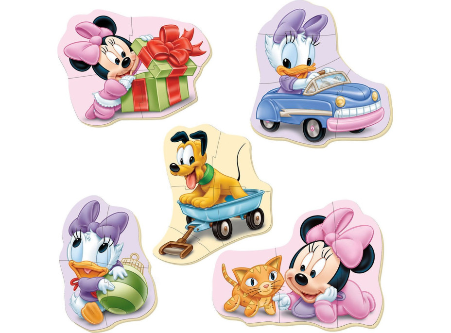 EDUCA Baby puzzle Minnie 5v1 (3-5 dielikov)