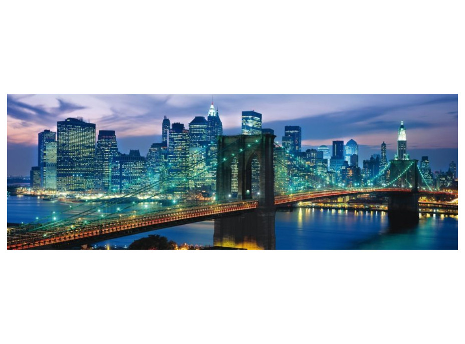 CLEMENTONI Panoramatické puzzle Brooklynský most, New York 1000 dielikov