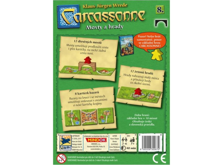 Carcassonne: Mosty a hrady (8.rozšírenie)