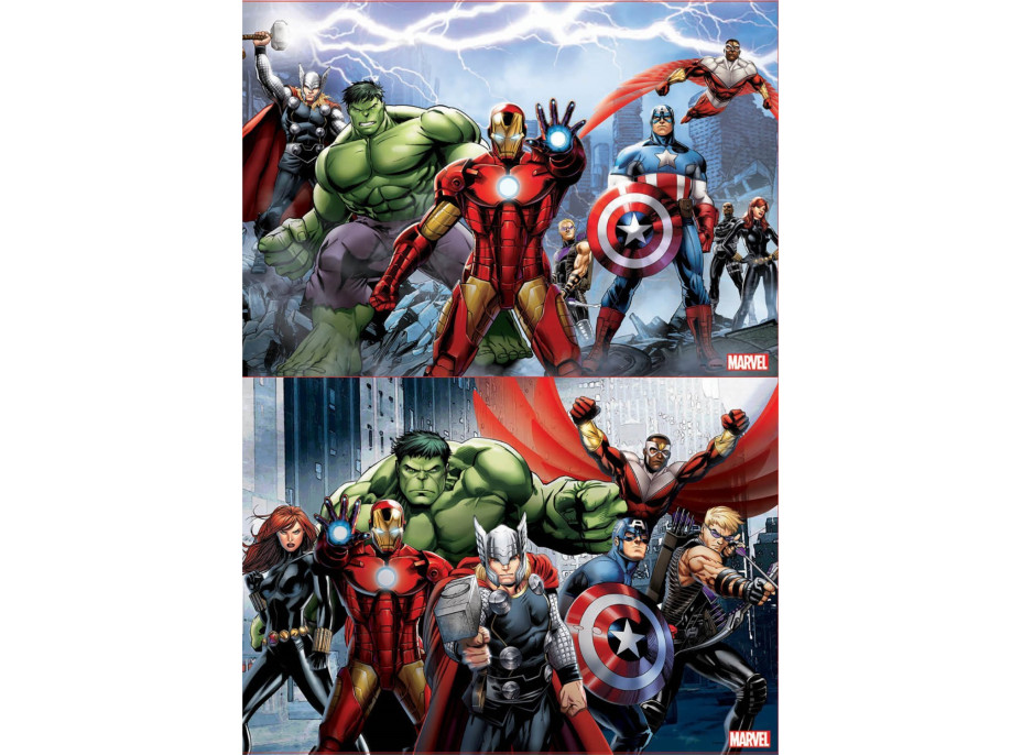 EDUCA Puzzle Avengers - Zjednotenie 2x100 dielikov