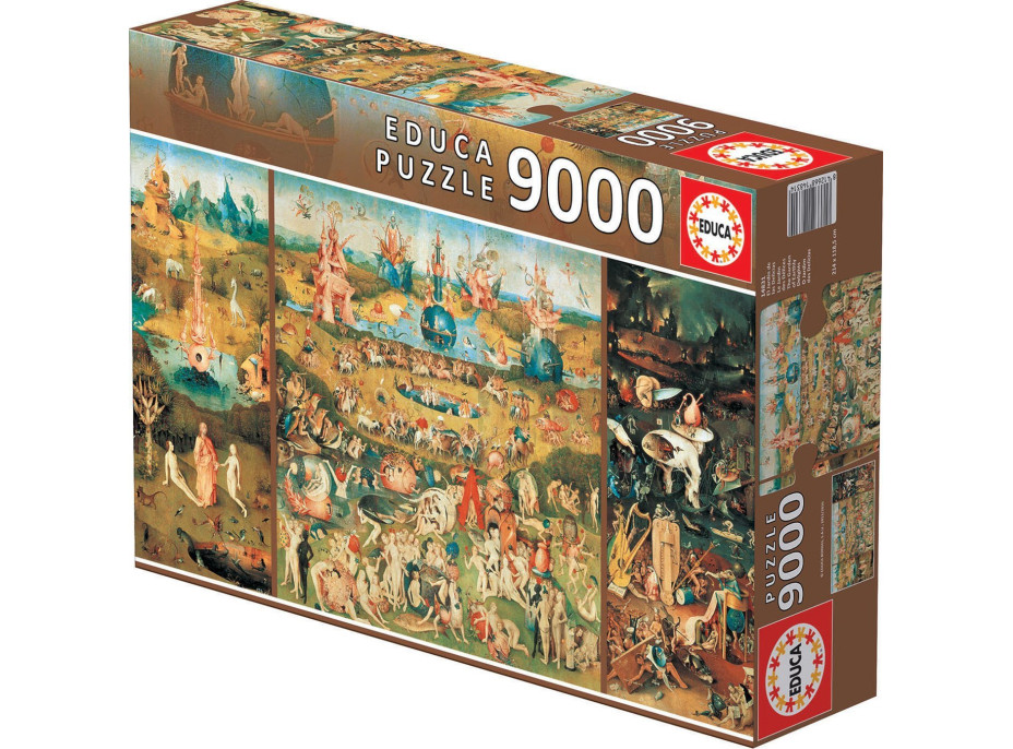 EDUCA Puzzle Záhrada pozemských rozkoší 9000 dielikov