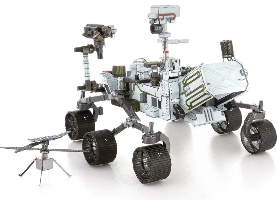 METAL EARTH 3D puzzle Mars Rover Perseverancia & Ingenuity Helicopter