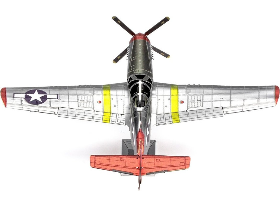 METAL EARTH 3D puzzle Tuskegee Airmen P-51D Mustang (ICONX)