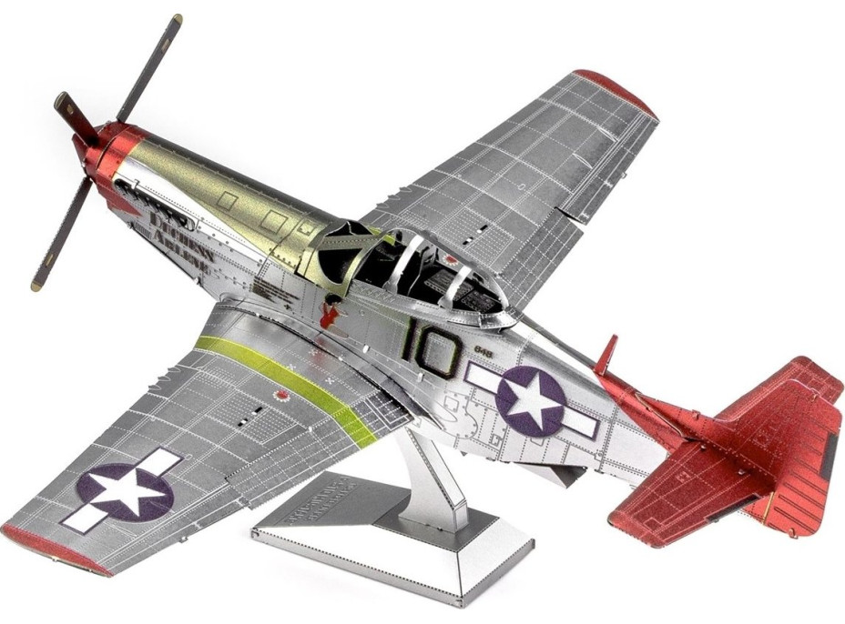 METAL EARTH 3D puzzle Tuskegee Airmen P-51D Mustang (ICONX)