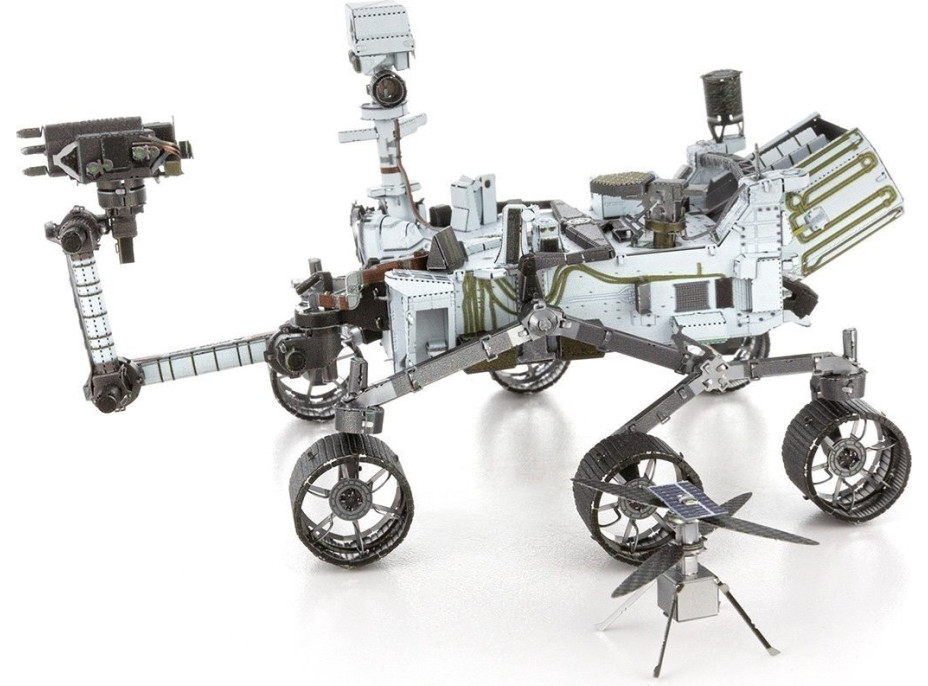 METAL EARTH 3D puzzle Mars Rover Perseverancia & Ingenuity Helicopter