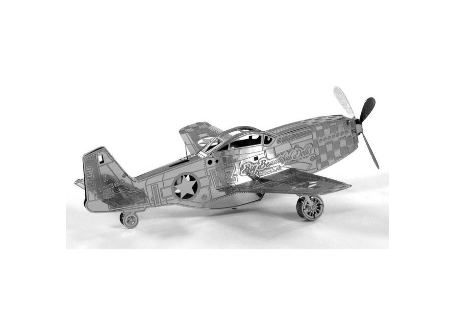 METAL EARTH 3D puzzle Lietadlo Mustang P-51