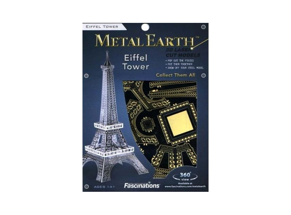 METAL EARTH 3D puzzle Eiffelova veža